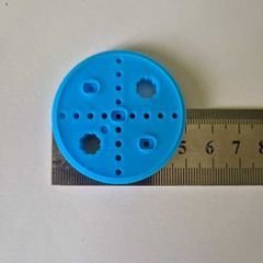 Blue multi use wheel