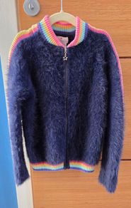 Lulurain girls zippered cardigan