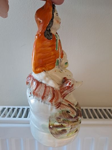 Vintage Red Riding Hood figurine
