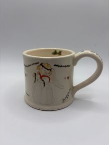 Vintage Gnomys Diaries Angels of the Month - December Mug - Christmas Cup 2003