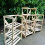 3 Shop Wooden Display Stands Sold As One Lot Image 2