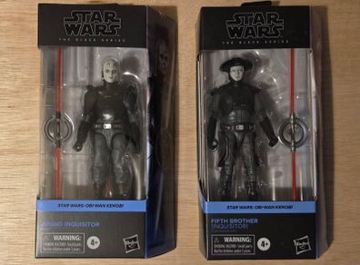 Star Wars Grand Inquisitor & Fifth Brother 6" Scale Black Series New & Unopened