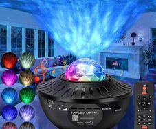 LED Projector Galaxy Ceiling Night Light Child, Star Projector with Remote Control, Bluetooth Speaker, Timer, Decorative Lights Room Gift