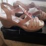 Sandals/Wedge Heeled Multicolour Leather Sandals .. Size: 5 UK .. 38  EU .. Price Drop .. Updated 20/07/22 Image 4