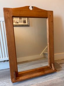 Mirror, wooden frame