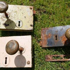 Antique Door Locks and Door Knobs