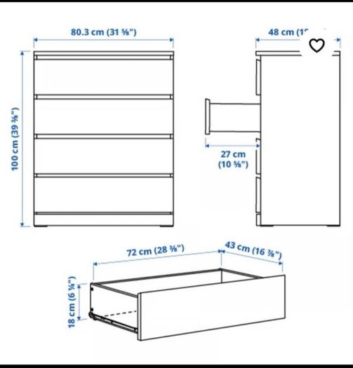 Ikea chest of drawers