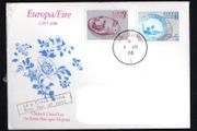 1976 Ireland Europa Irish Delph Commemorative Stamp Illustrated Addressed First Day Cover (FDC) with An Uaimh (Navan) steele cancel