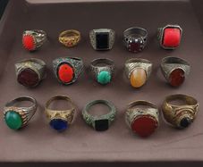 Antique Brass Ring Collection 15 Mixed Vintage Handmade Rings