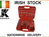 Socket Set - 171 Piece - 1/4 - 3/8 - 1/2 Inch Drive + Accessories