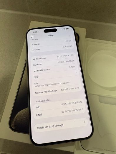 iphone 15 pro max 256 back glass Brocken
