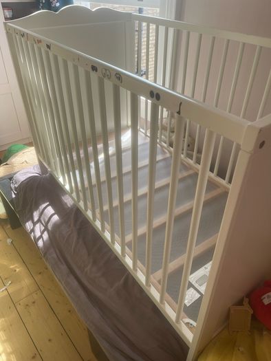 cot with mattress