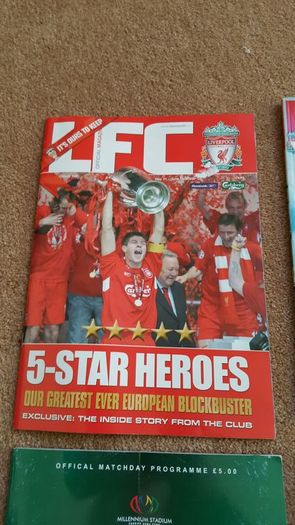 Liverpool football programmes and magazines
