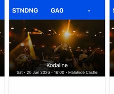 Kodaline tickets