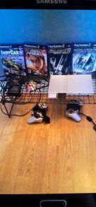 Play Station 2 with games