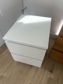 White locker drawers