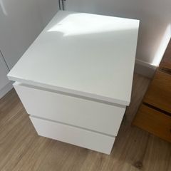 White locker drawers