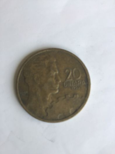 Yugoslavia coin - 20 Dinara 1955
