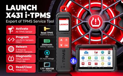 Launch I-TPMS Reader and Programmer