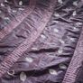 Aubergine Purple Quilted Velvet Bedspread/Throw Super King Size Image 2