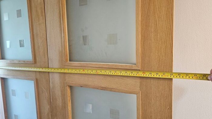 Sliding doors on rails