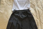 school uniform set skirt and T-shirt. 134