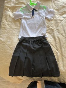 school uniform set skirt and T-shirt. 134