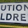 Caution Children Aluminum Street Sign (32x12 Inches) Image 6
