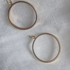 Two 9ct gold pendant blanks
