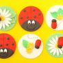 cupcake toppers farm animals ladybugs Image 5