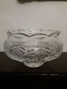 Tipperary crystal footed bowl