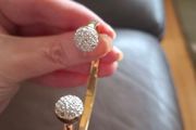 Dryberg Kern diamante gold bangle