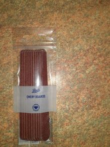 packet of emery nail sanding boards