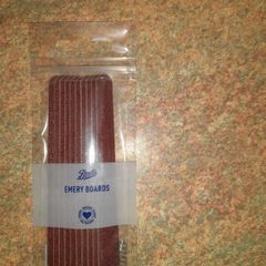 packet of emery nail sanding boards