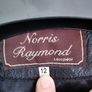 Norris Raymond Real Leather Black Jacket UK 12 Image 6
