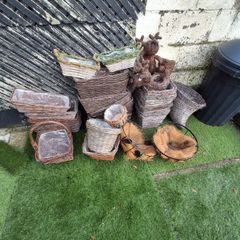 Wicker Flower pots