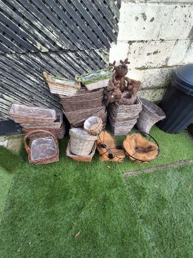 Wicker Flower pots