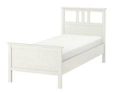 single bed frame and mattress