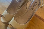 Ladies Carl Scarpa Tan Wedges