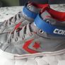 Leather Hi Top Converse (size 2 /eur34) Image 2