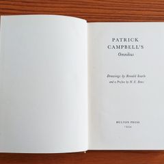 Vintage book "Omnibus"  by Patrick Campbell's  hardcover  1954