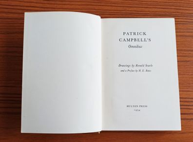 Vintage book "Omnibus"  by Patrick Campbell's  hardcover  1954
