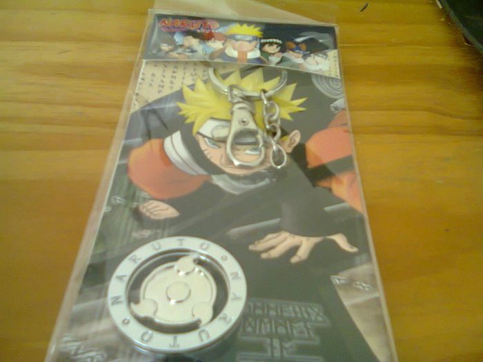 naruto necklace keyring x3