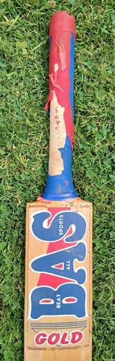 BAS Vampire Gold short handle cricket bat