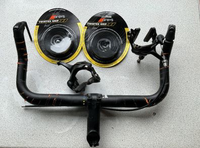 Bullhorn handlebar CINELLI with 2 Brake Calipers & Levers