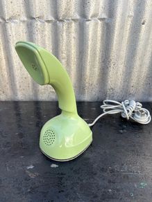 Ericsson Vintage "COBRA" one piece analog rotary dial phone Analog c1960.