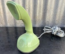 Ericsson Vintage "COBRA" one piece analog rotary dial phone Analog c1960.