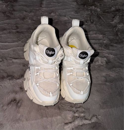 White Ivory Buffalo Saturn Chunky Trainers UK 5 / EU 38