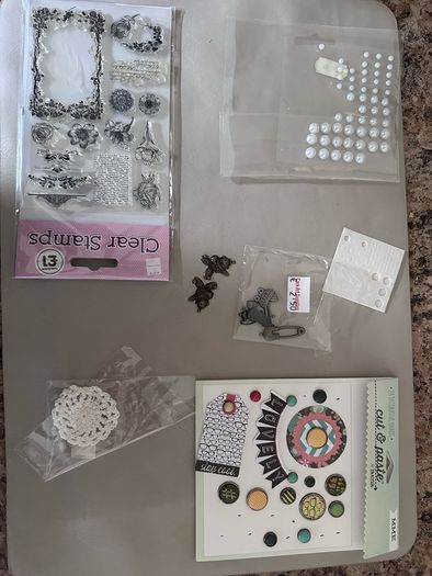 scrapbooking materials