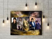 Michael Jackson printed picture on 3mm hard foamex board decor wall art picture